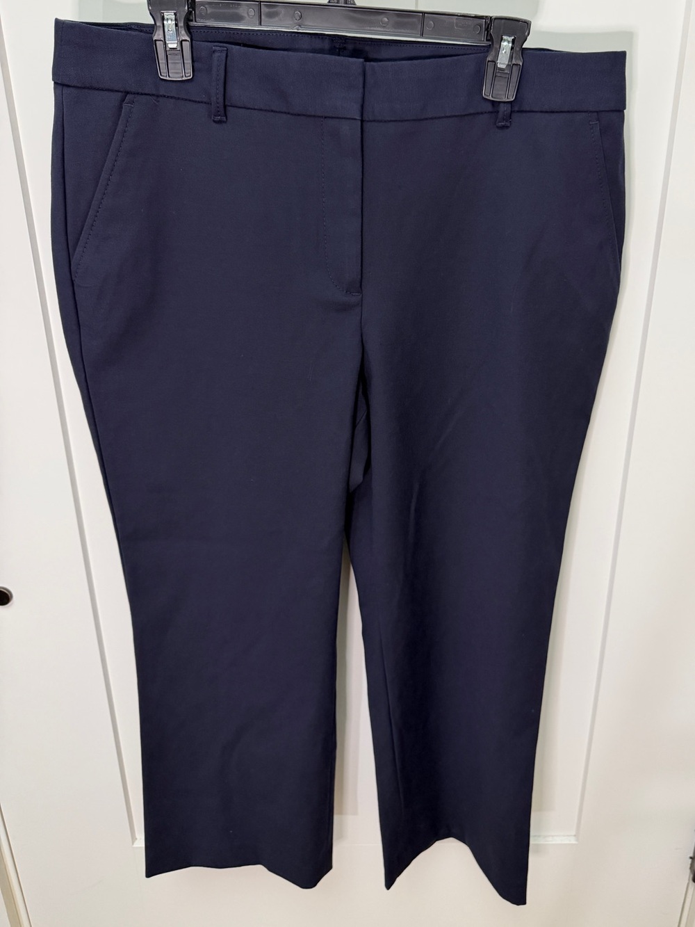 Classic Women's Navy Dress Crop Pants